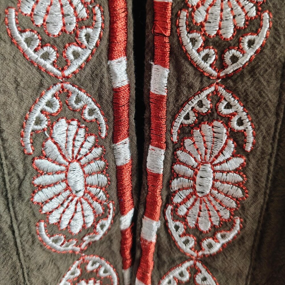 RD + KOKIO For Anthropologie Embroidered Top/Jacket - Picture 6 of 12